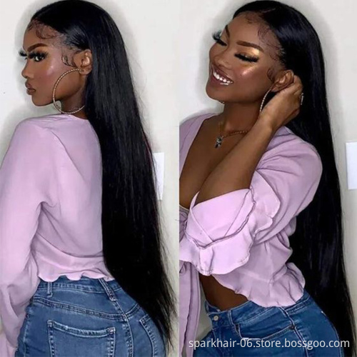Human Hair T-Part 13x5x1 Transparent Lace Frontal Wigs For Black Women,Brazilian Virgin Hair 13x4/4x4/5x5 Lace Front Closure Wig